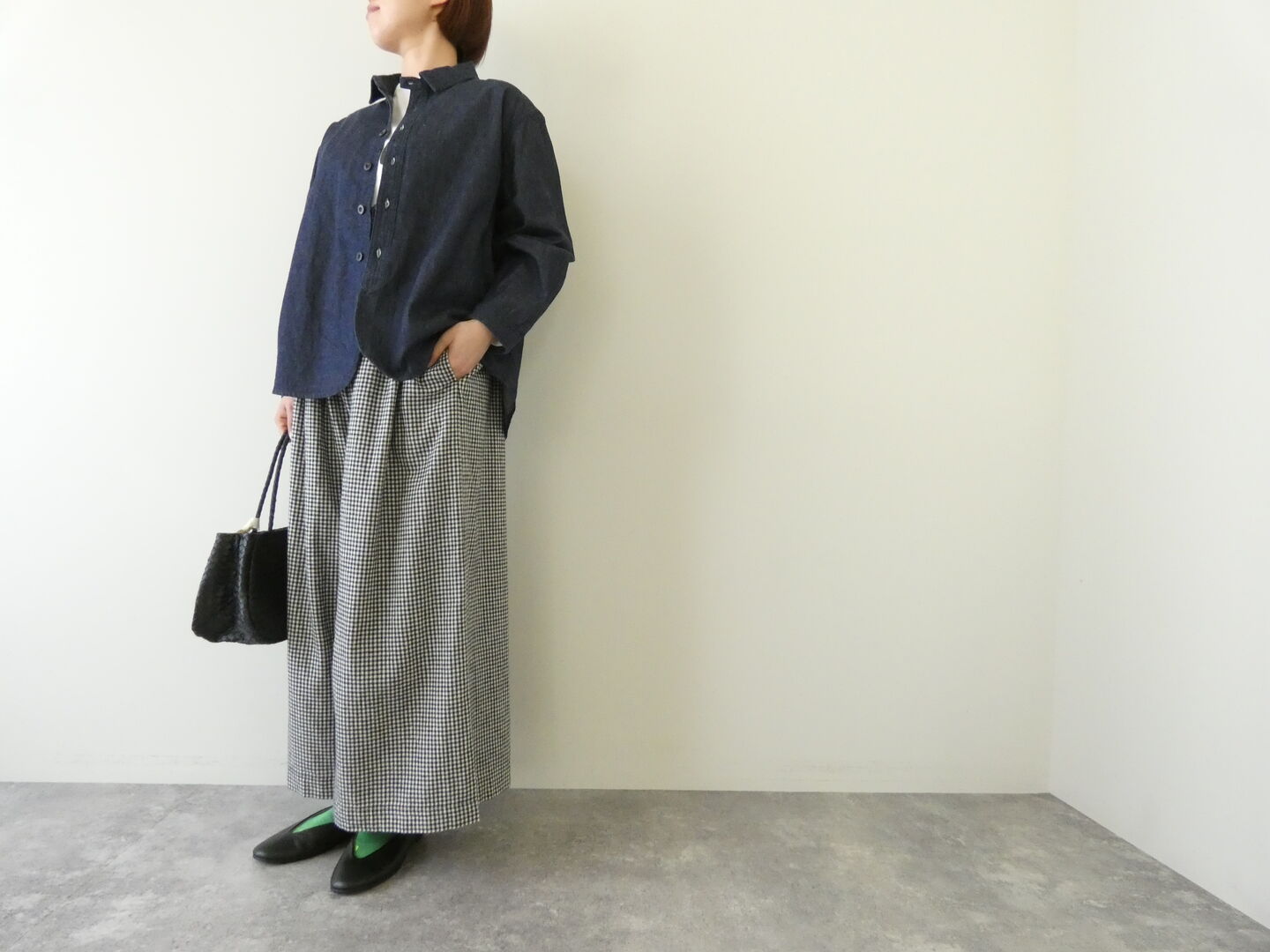 NATURAL LAUNDRY(ナチュラルランドリー) Goody!6ozセルビッジデニムシャツの商品画像1