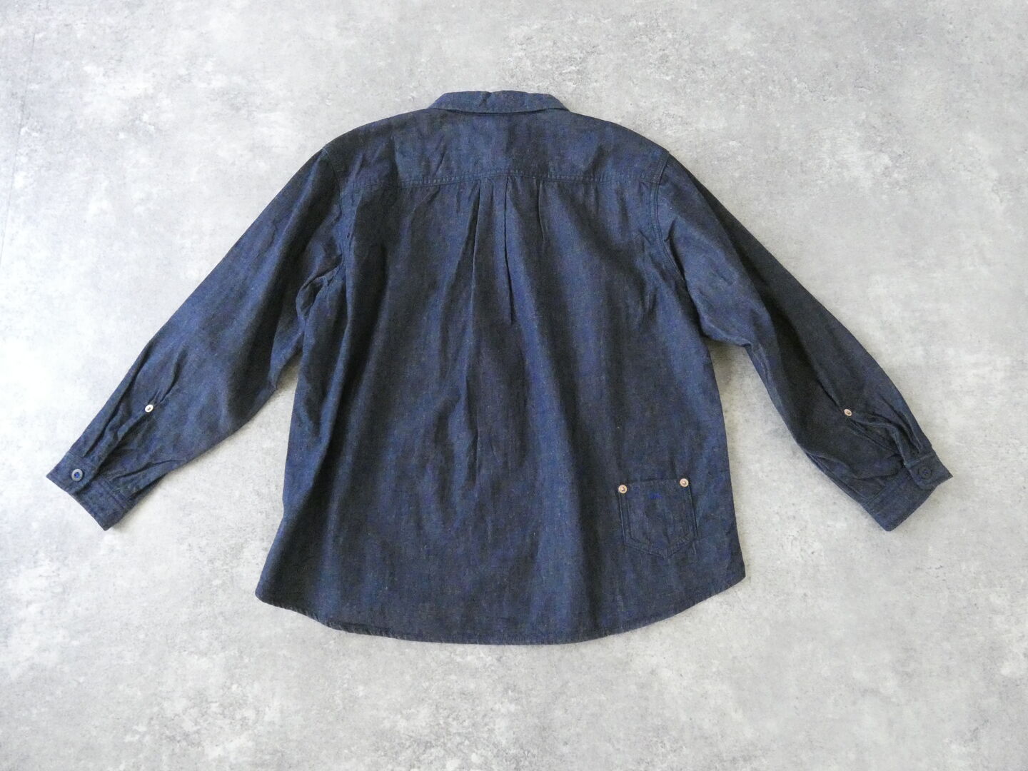 NATURAL LAUNDRY(ナチュラルランドリー) Goody!6ozセルビッジデニムシャツの商品画像12