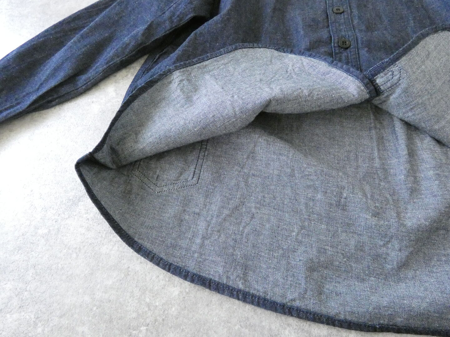 NATURAL LAUNDRY(ナチュラルランドリー) Goody!6ozセルビッジデニムシャツの商品画像27