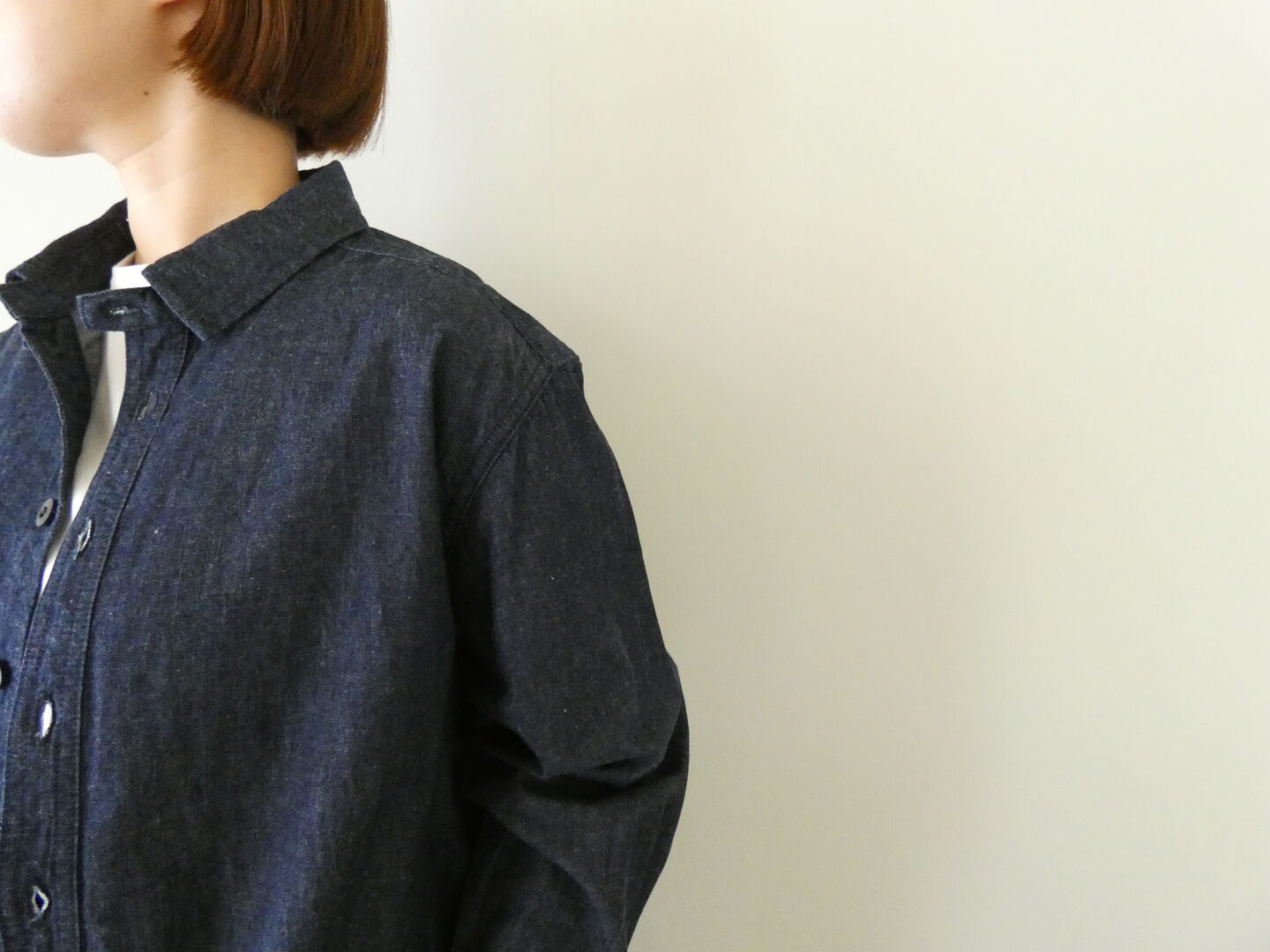 NATURAL LAUNDRY(ナチュラルランドリー) Goody!6ozセルビッジデニムシャツの商品画像4