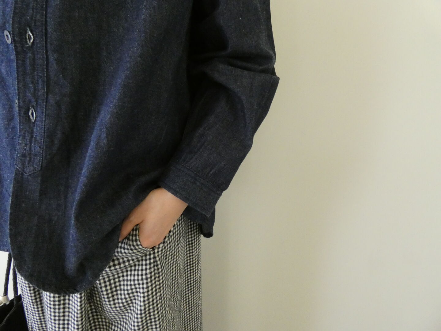 NATURAL LAUNDRY(ナチュラルランドリー) Goody!6ozセルビッジデニムシャツの商品画像5