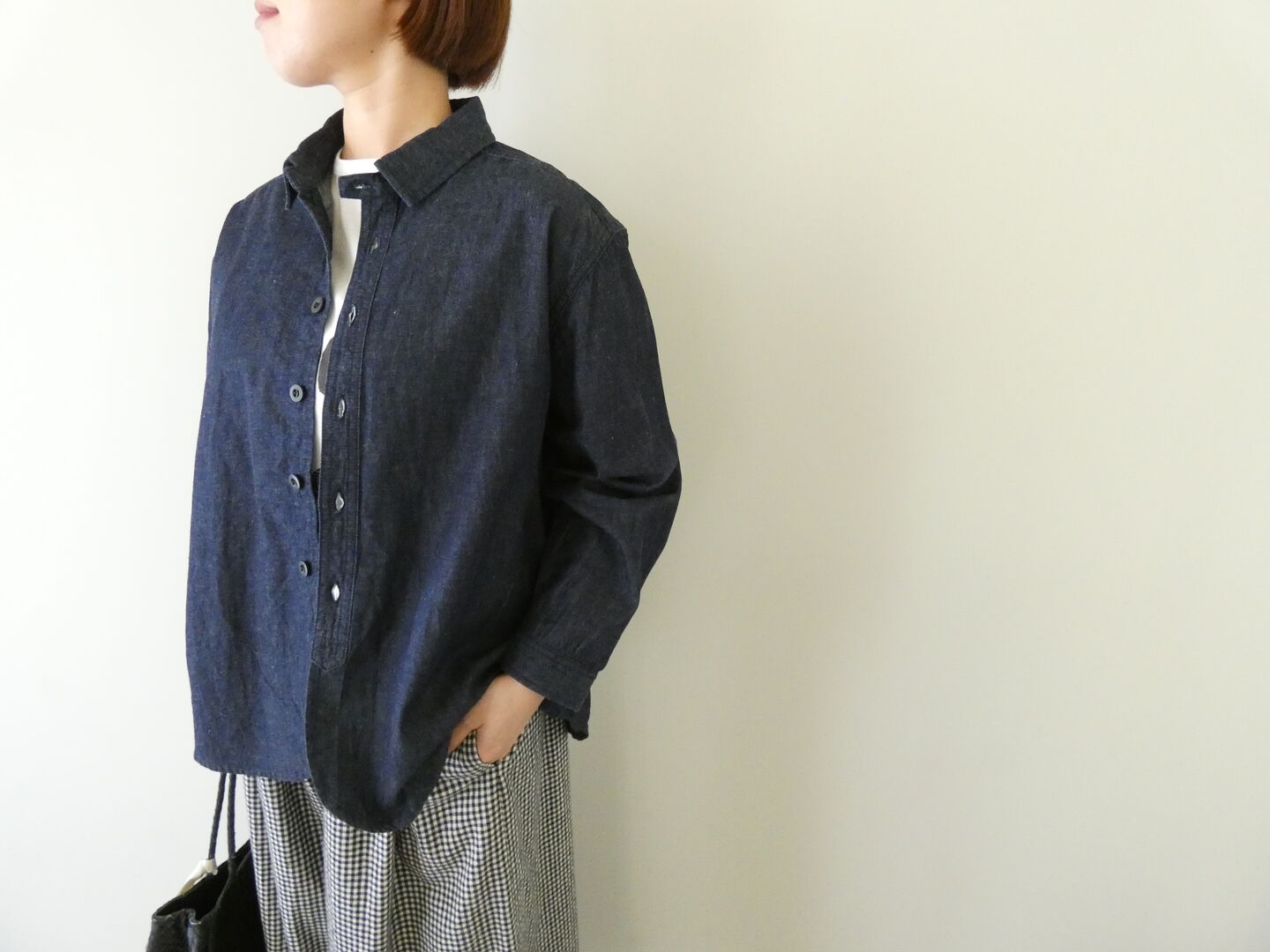 NATURAL LAUNDRY(ナチュラルランドリー) Goody!6ozセルビッジデニムシャツの商品画像7