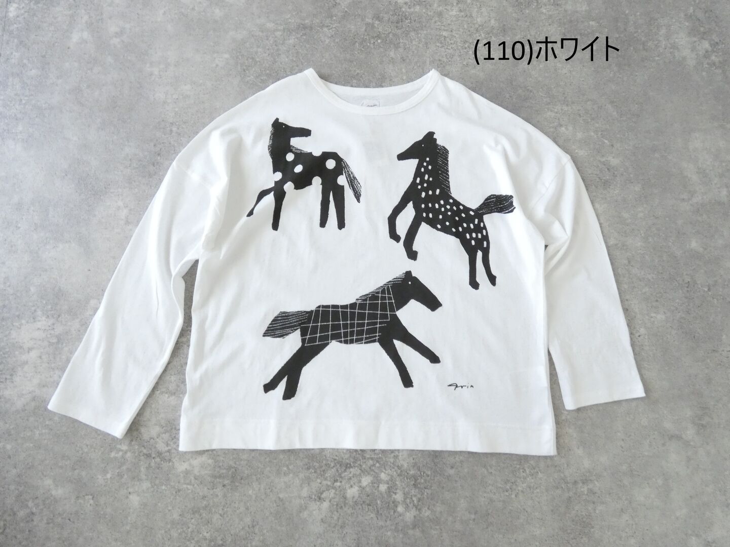 grin(グリン) ベーシック天竺馬プリントプルオーバーの商品画像42