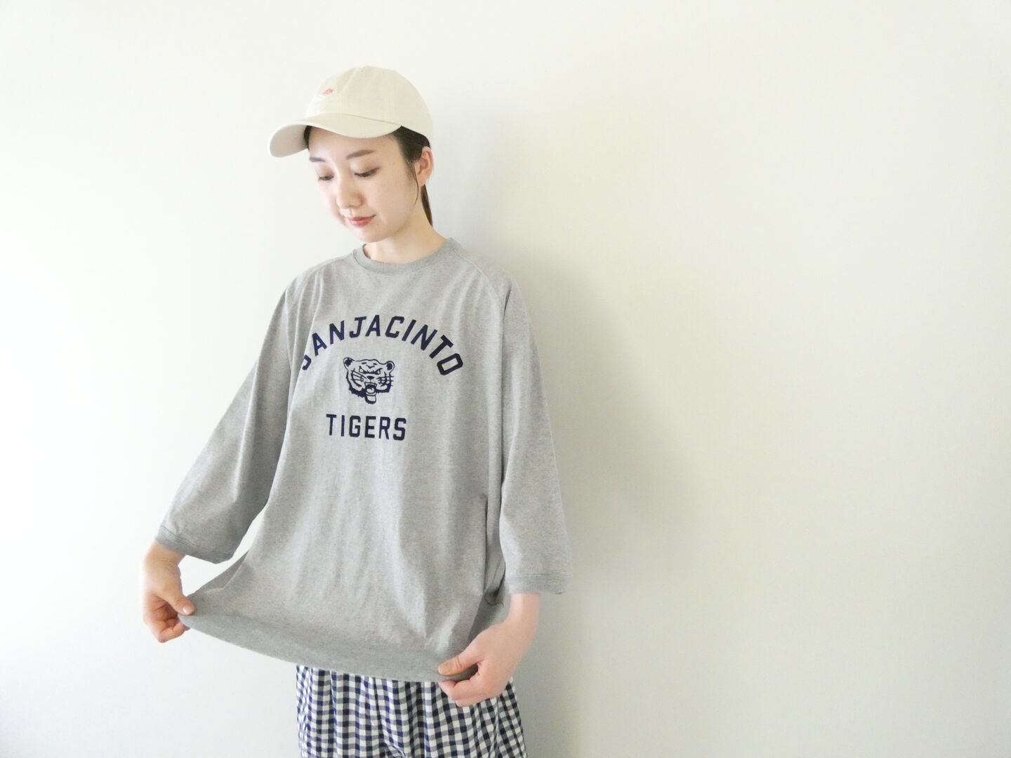 BLUE LAKE MARKET(ブルーレイクマーケット) 17/-BD天竺　プリントラグランプルオーバー　SANJACINTOの商品画像7