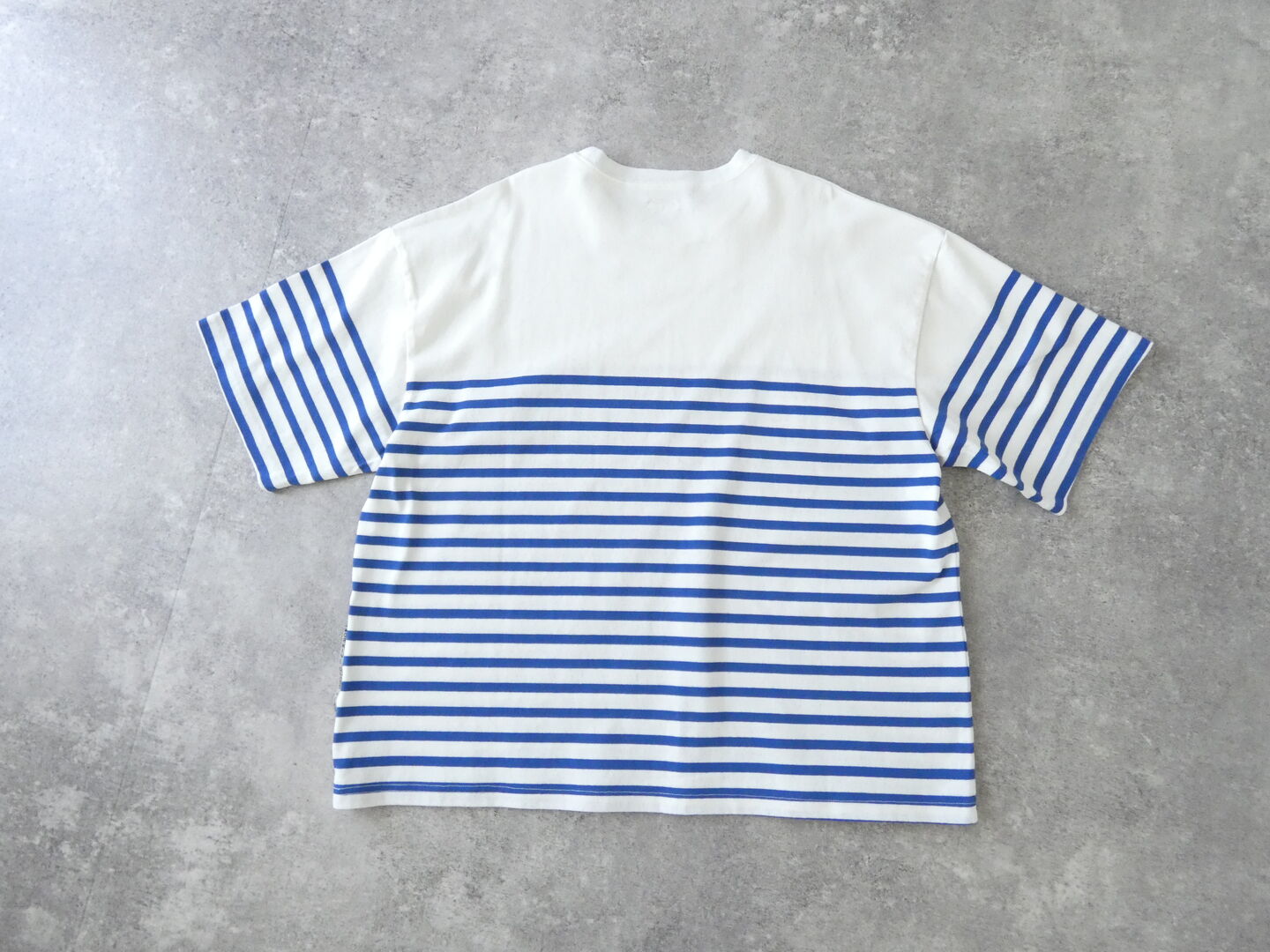 KAPITAL(キャピタル) パネルボーダー天竺BOX-T(PECKISH RAINBOWY pt)の商品画像10