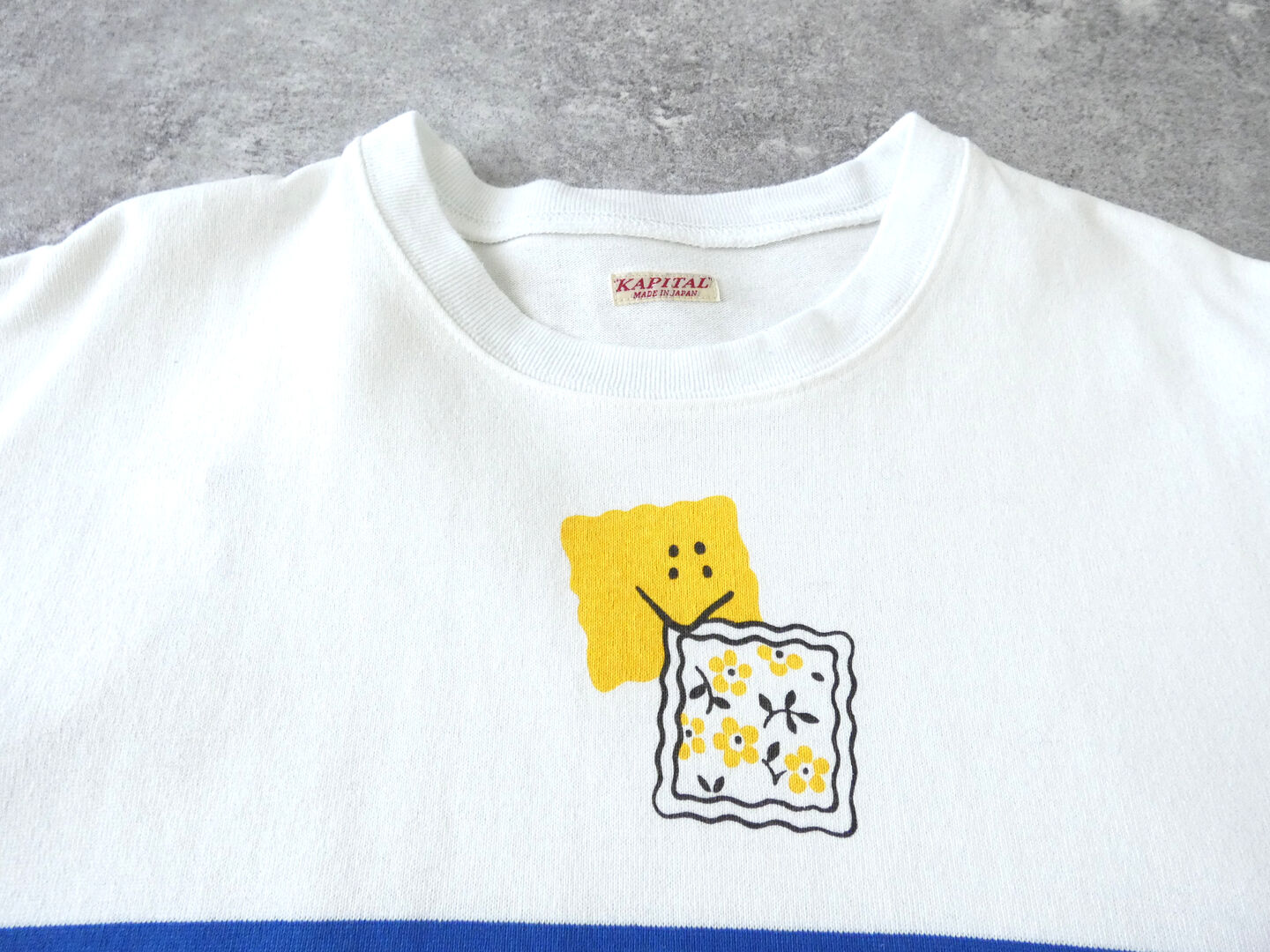 KAPITAL(キャピタル) パネルボーダー天竺BOX-T(PECKISH RAINBOWY pt)の商品画像21