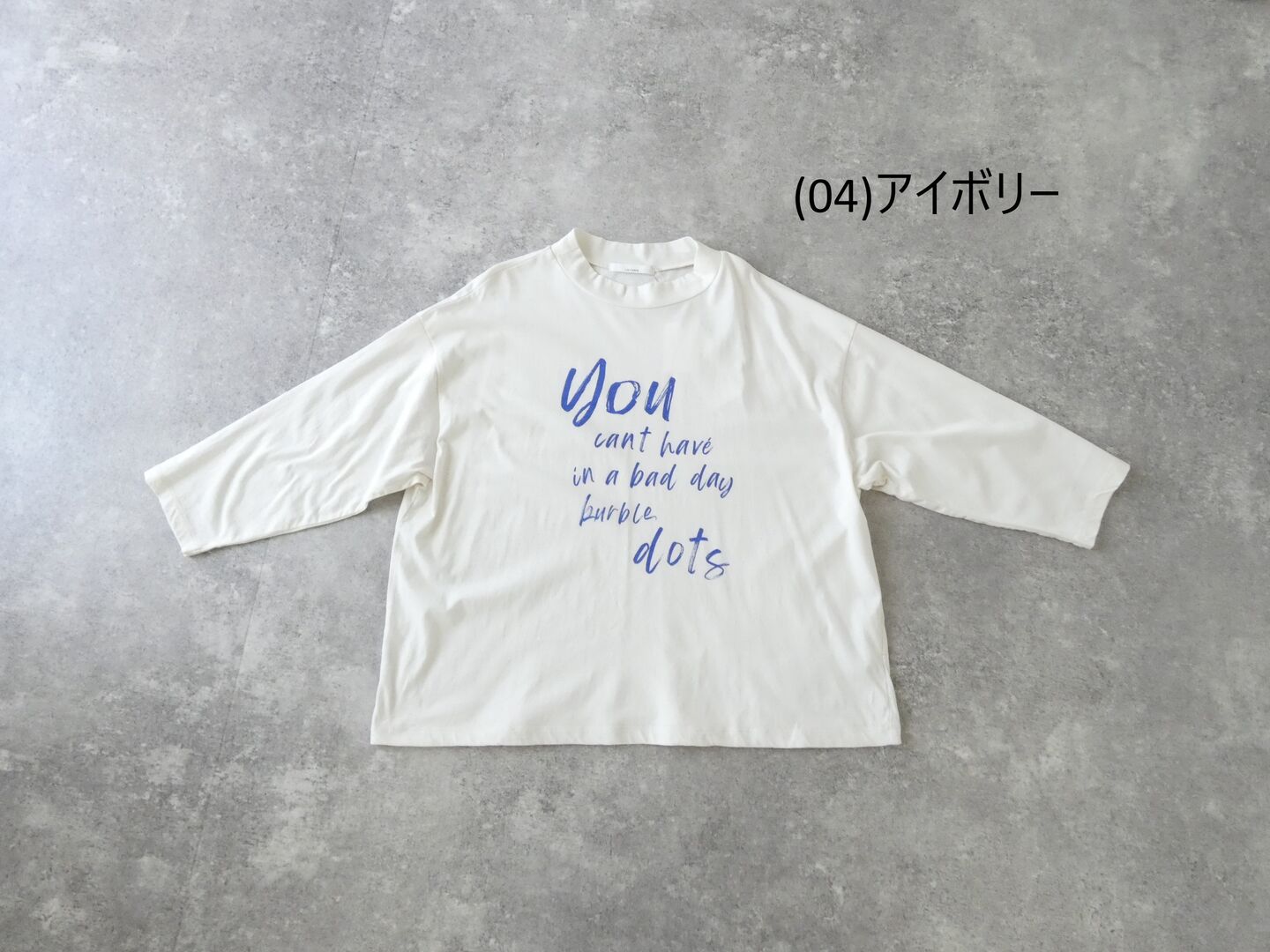 LAITERIE(レイトリー) USE天竺プリント7分袖プルオーバーの商品画像42