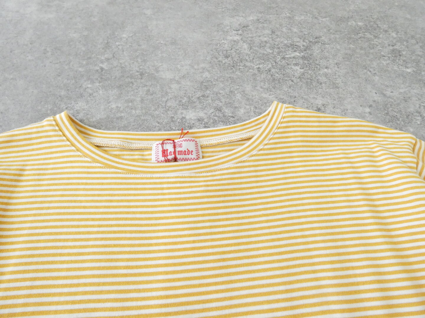 mao made(マオメイド) 細細ボーダーラウンドヘムTEEの商品画像30
