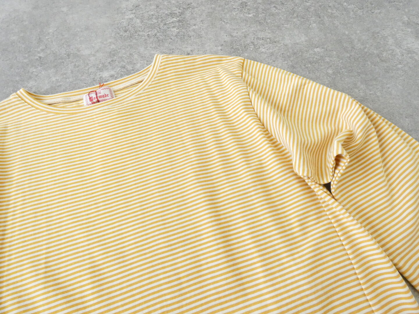 mao made(マオメイド) 細細ボーダーラウンドヘムTEEの商品画像31