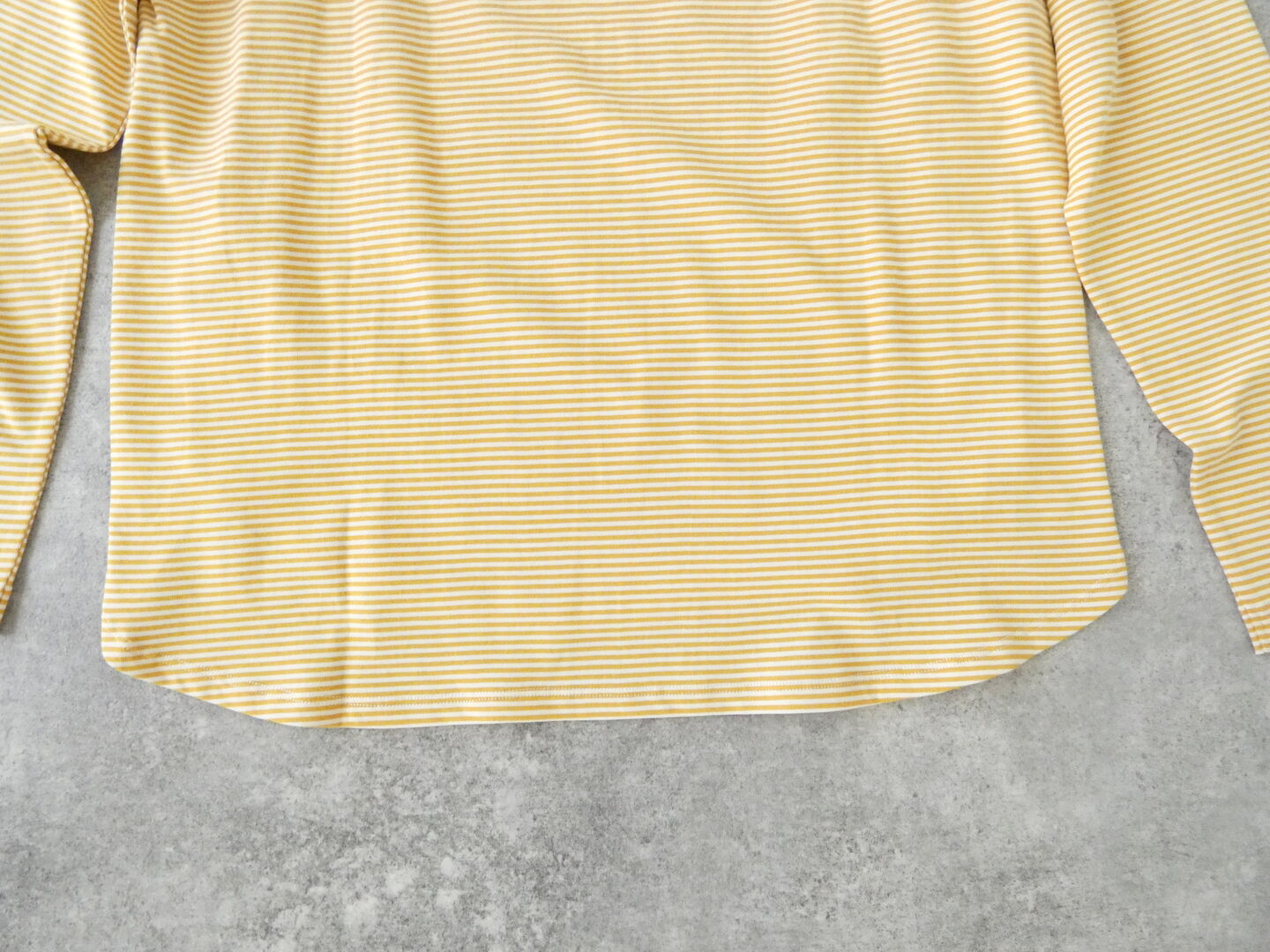 mao made(マオメイド) 細細ボーダーラウンドヘムTEEの商品画像35