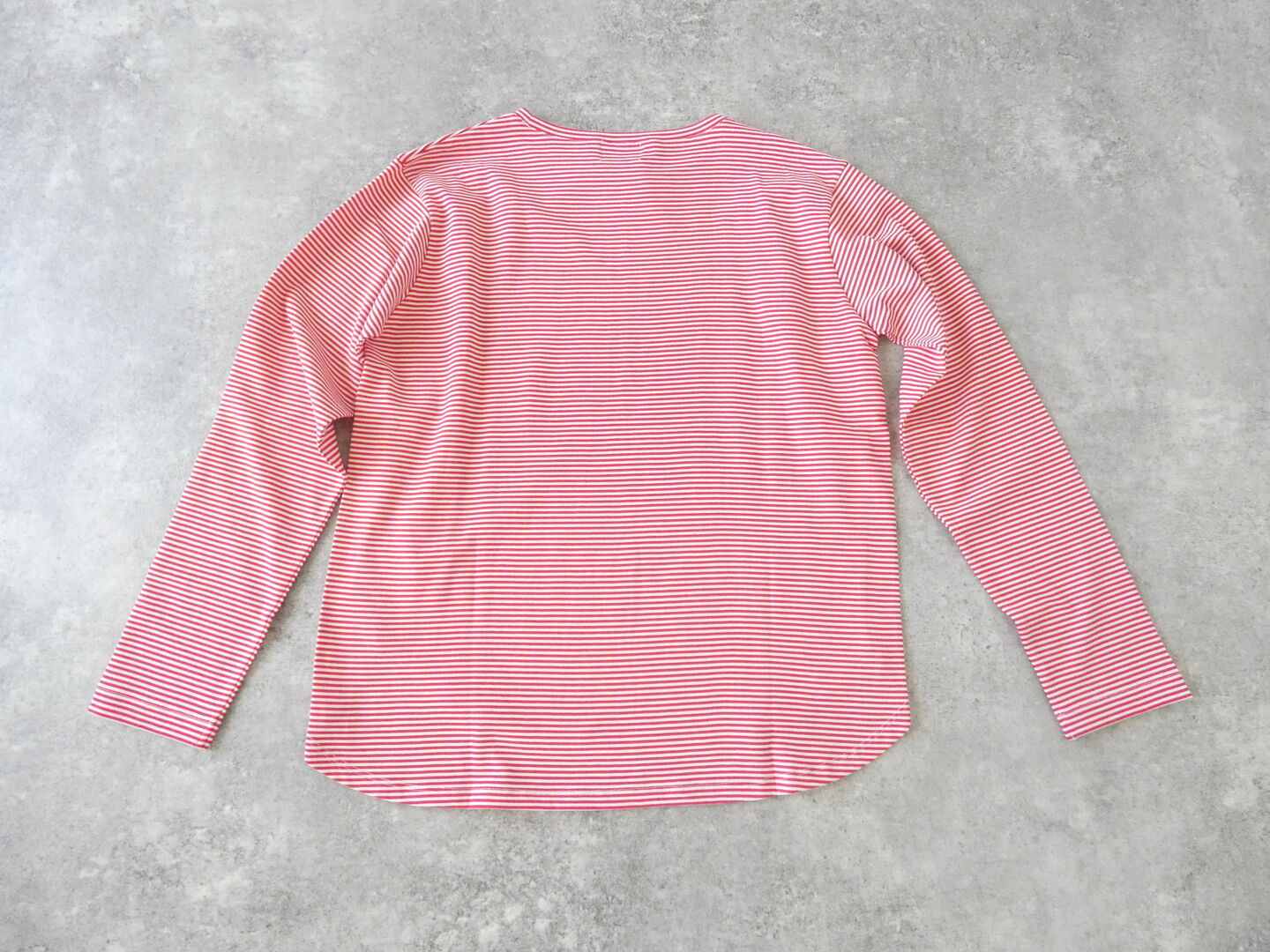 mao made(マオメイド) 細細ボーダーラウンドヘムTEEの商品画像43