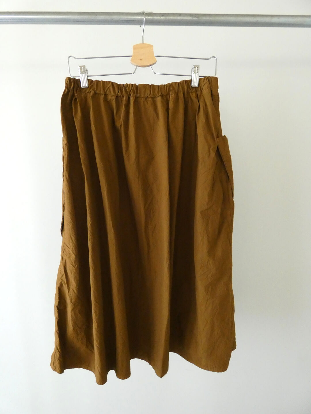 R&D.M.Co-(オールドマンズテーラー) SHRINK COTTON GARMENT DYE POCKET SKIRT Mの商品画像11