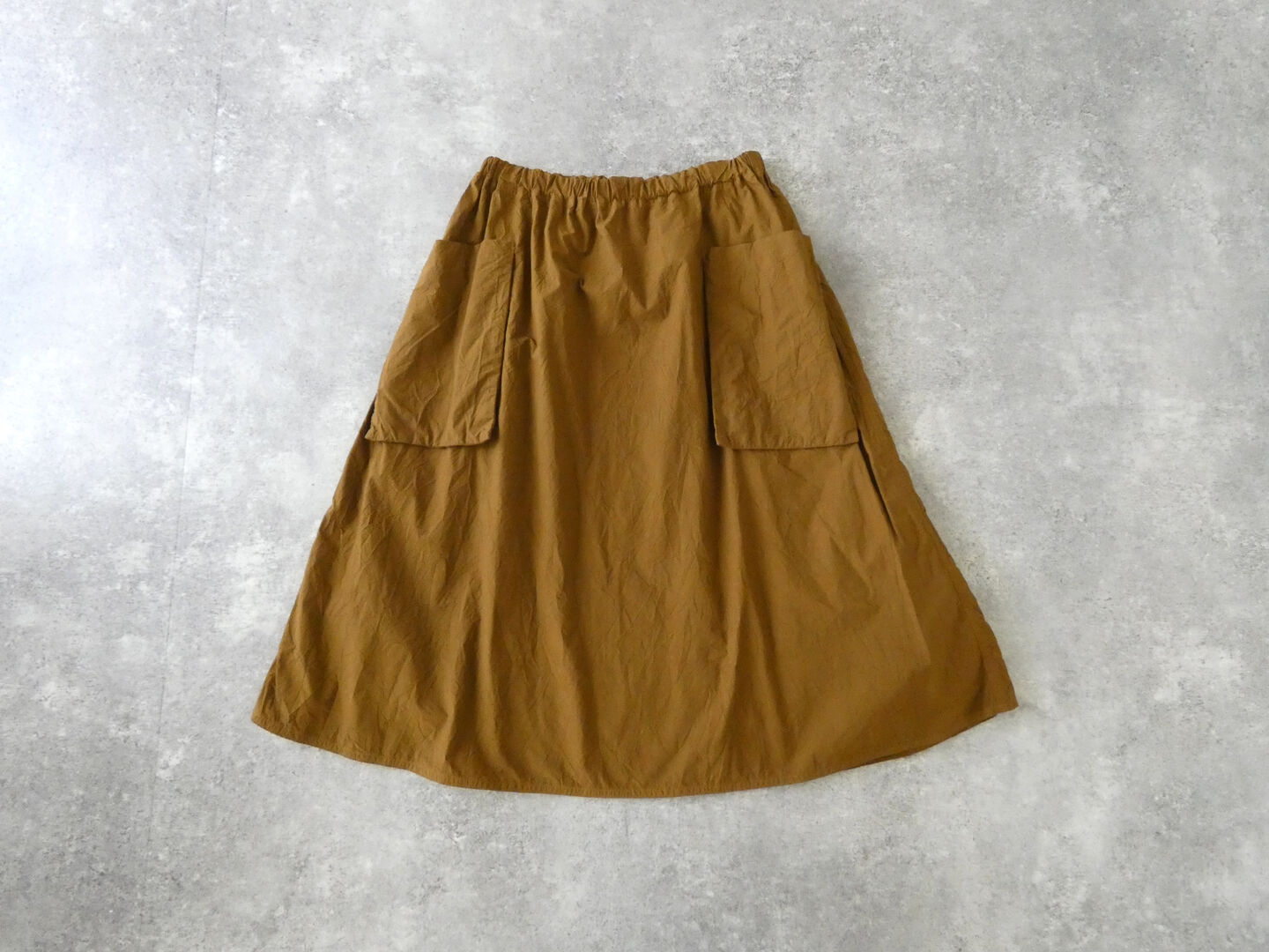 R&D.M.Co-(オールドマンズテーラー) SHRINK COTTON GARMENT DYE POCKET SKIRT Mの商品画像3