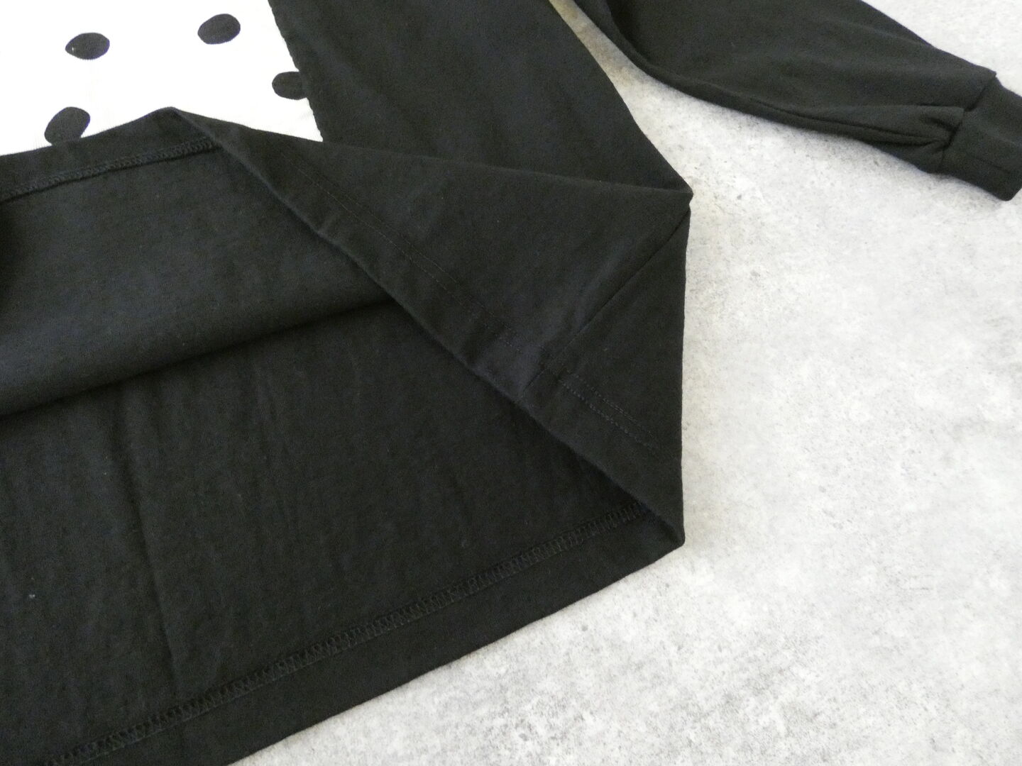 prit(プリット) 17/1空紡天竺×ラフドットプリントフレームロングTシャツの商品画像24