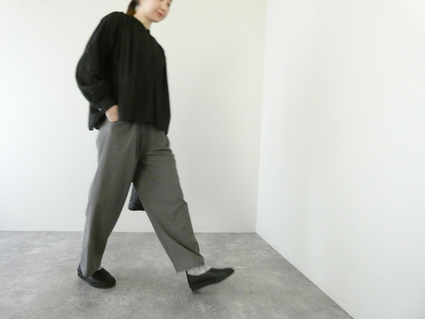 sabbatum(サバタム) トロワッシャータックイージーパンツの商品画像7