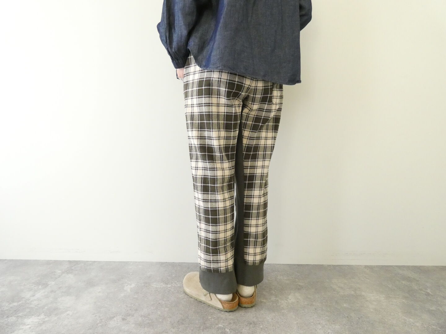 vb コンビネーションデザインパンツ　KHAチェックの商品画像5