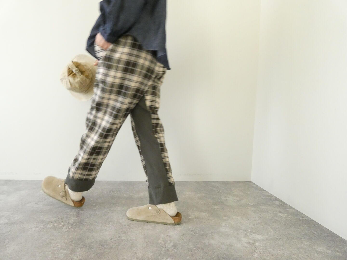 vb コンビネーションデザインパンツ　KHAチェックの商品画像7