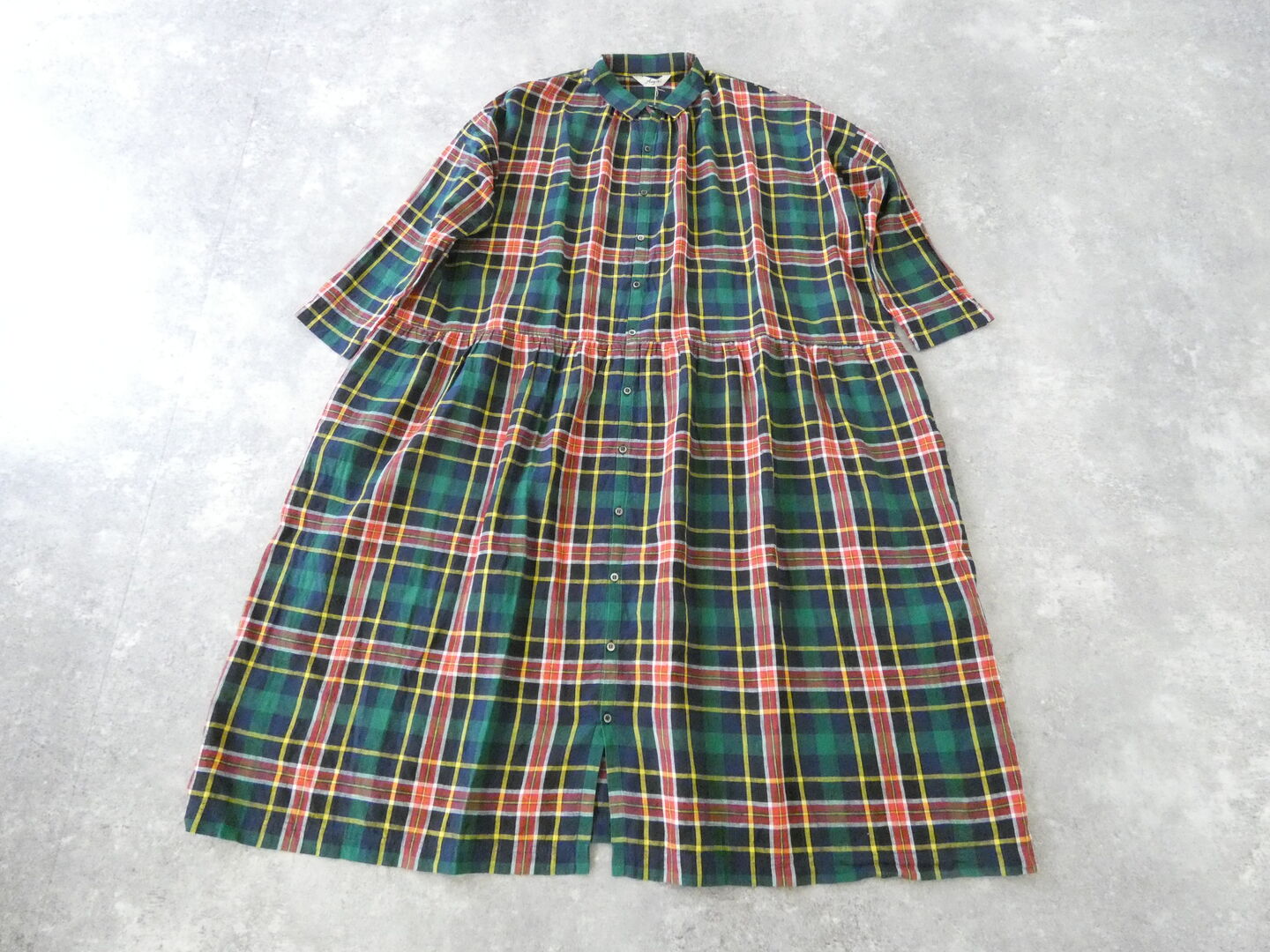 ichiAntiquite's(イチアンティークス) タータンチェックドレスの商品画像2