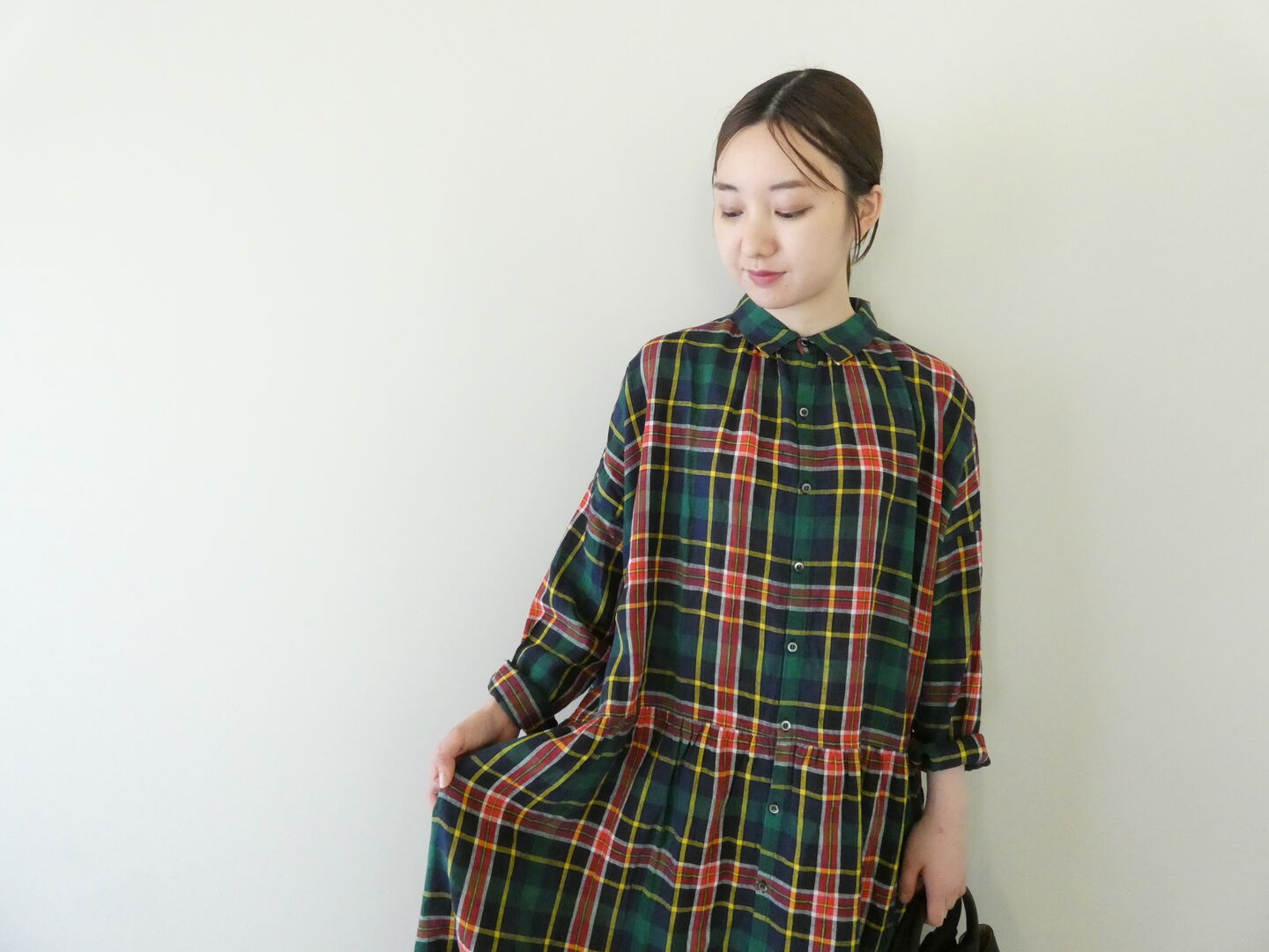 ichiAntiquite's(イチアンティークス) タータンチェックドレスの商品画像3