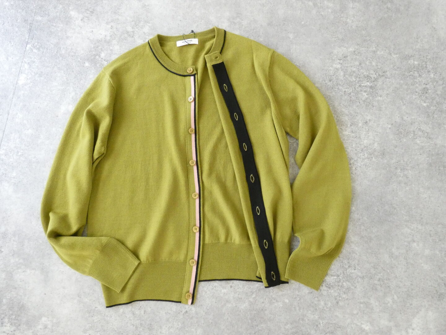 MACPHEE(マカフィー) 14Gプレーンウール クルーネックカーディガンの商品画像14