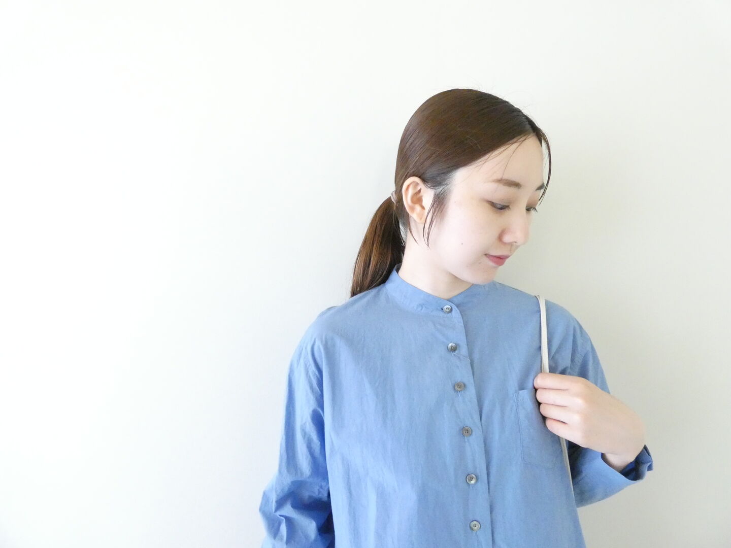 HAU(ハウ) stand collar shirts nobleの商品画像1