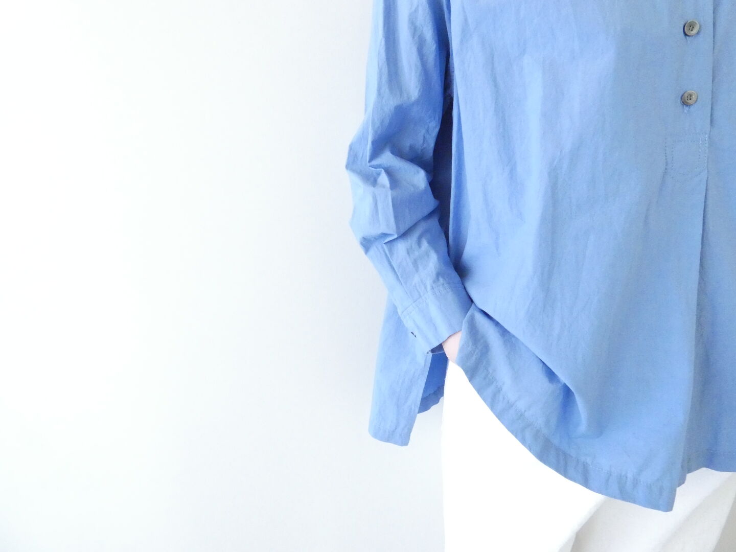 HAU(ハウ) stand collar shirts nobleの商品画像4