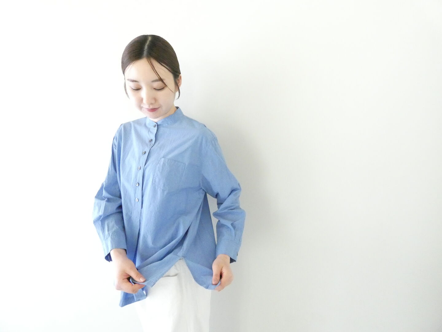 HAU(ハウ) stand collar shirts nobleの商品画像6