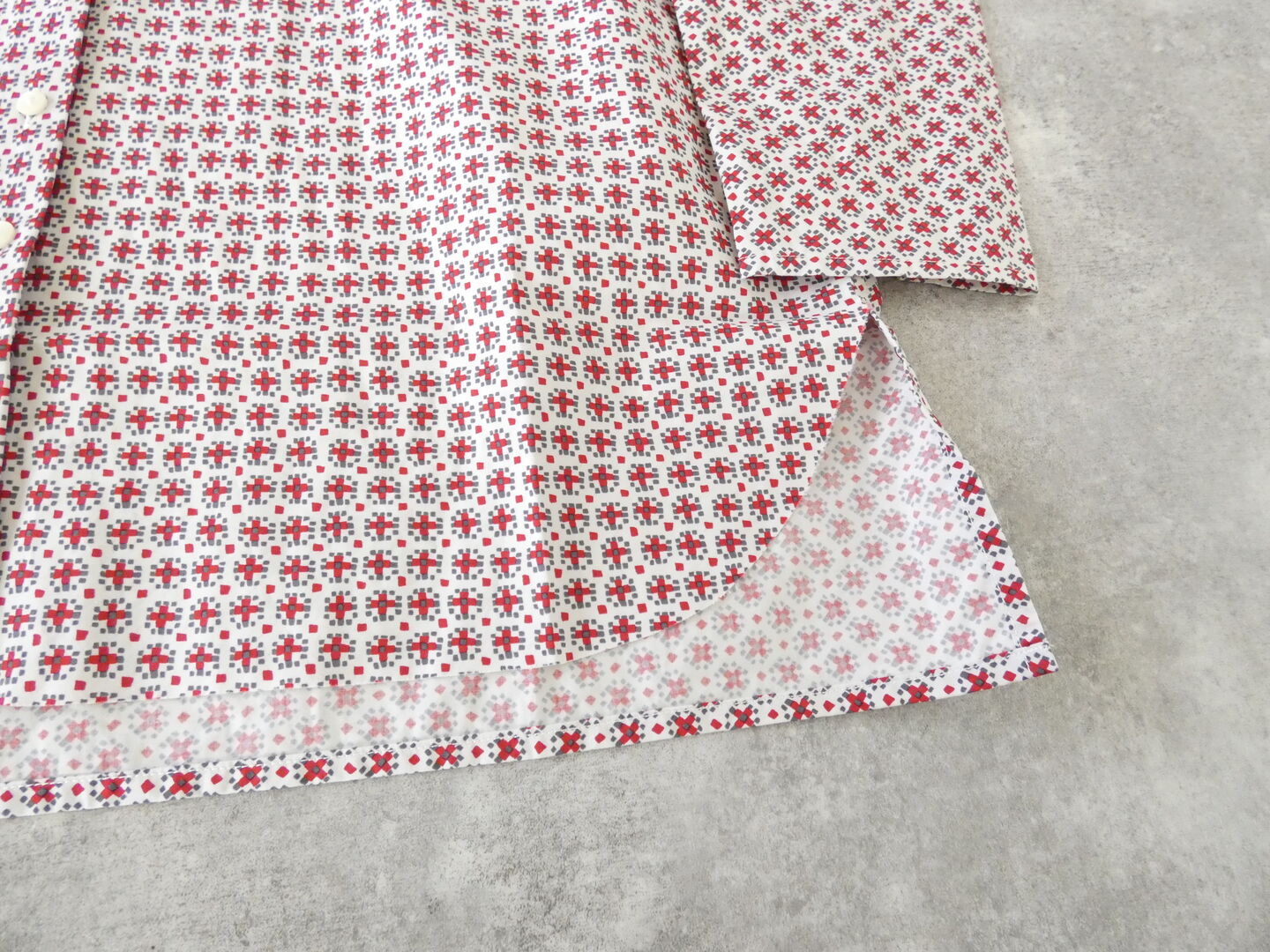 homspun(ホームスパン) 小花プリントフラットカラーブラウスの商品画像35