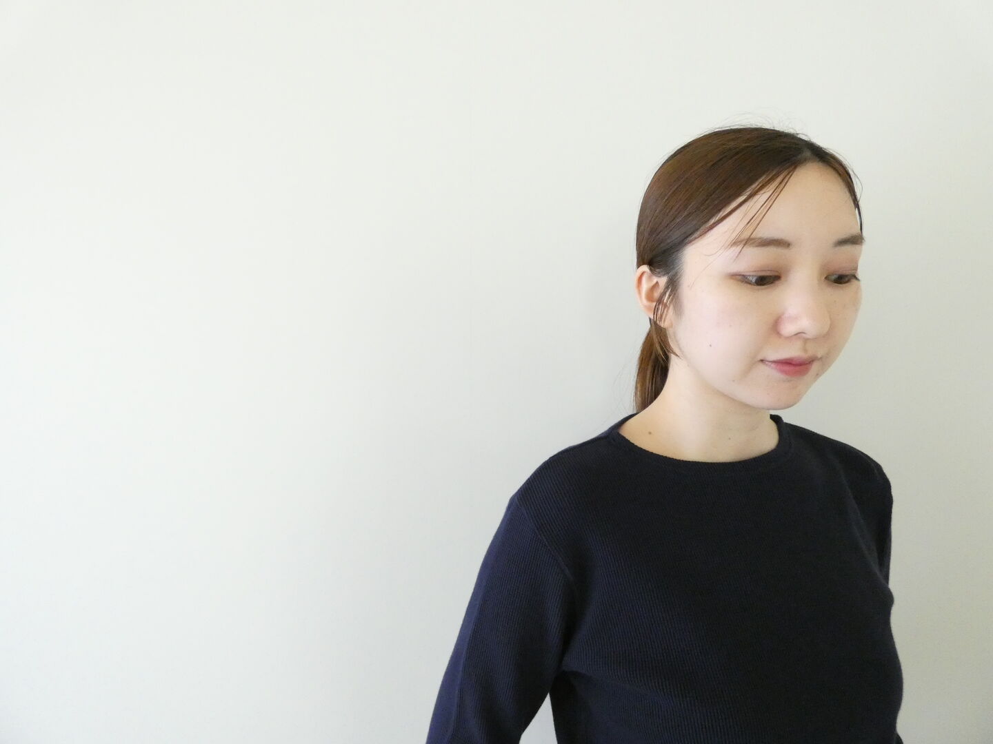 homspun(ホームスパン) ワッフル長袖プルオーバーの商品画像3
