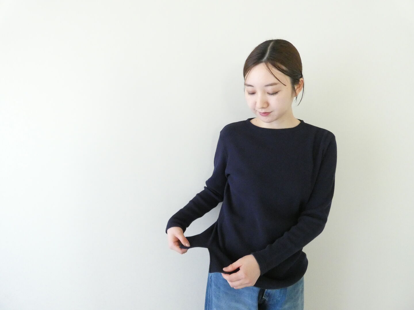 homspun(ホームスパン) ワッフル長袖プルオーバーの商品画像6