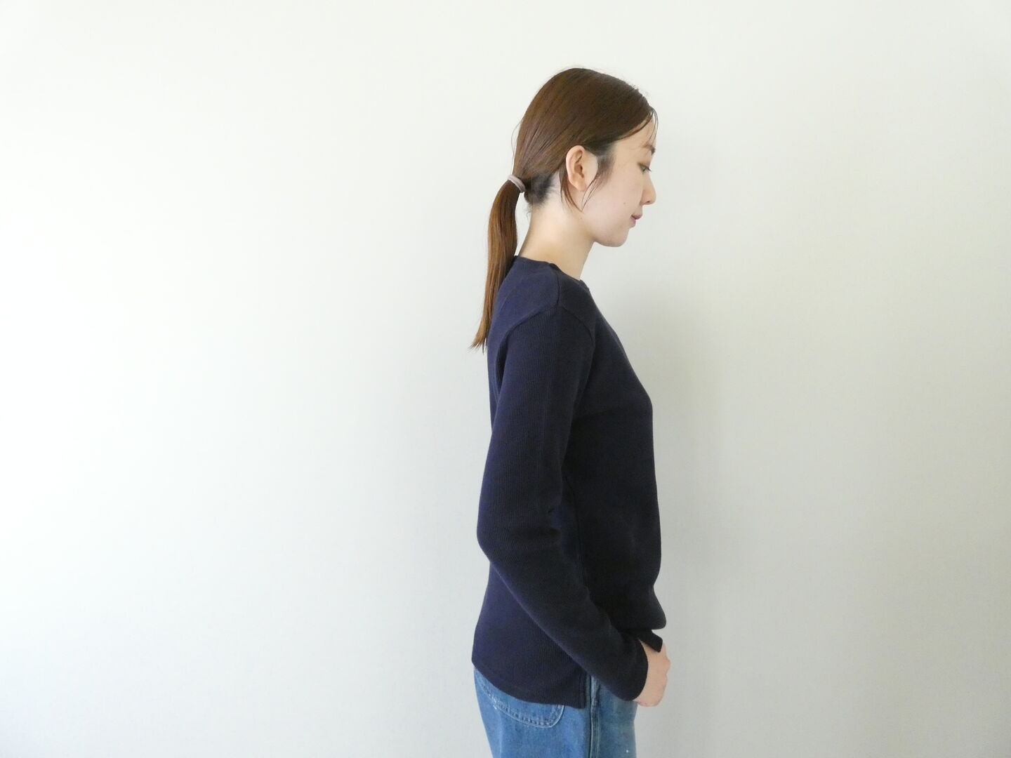 homspun(ホームスパン) ワッフル長袖プルオーバーの商品画像7
