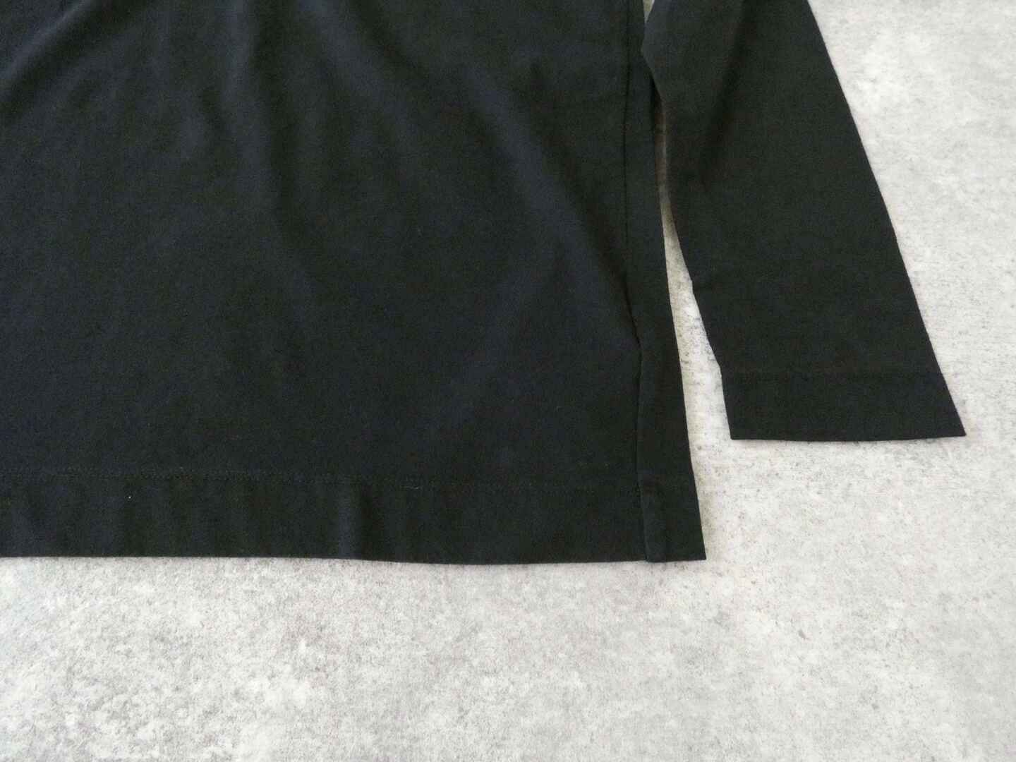 homspun(ホームスパン) 天竺長袖Tシャツ(5)ブラックの商品画像24