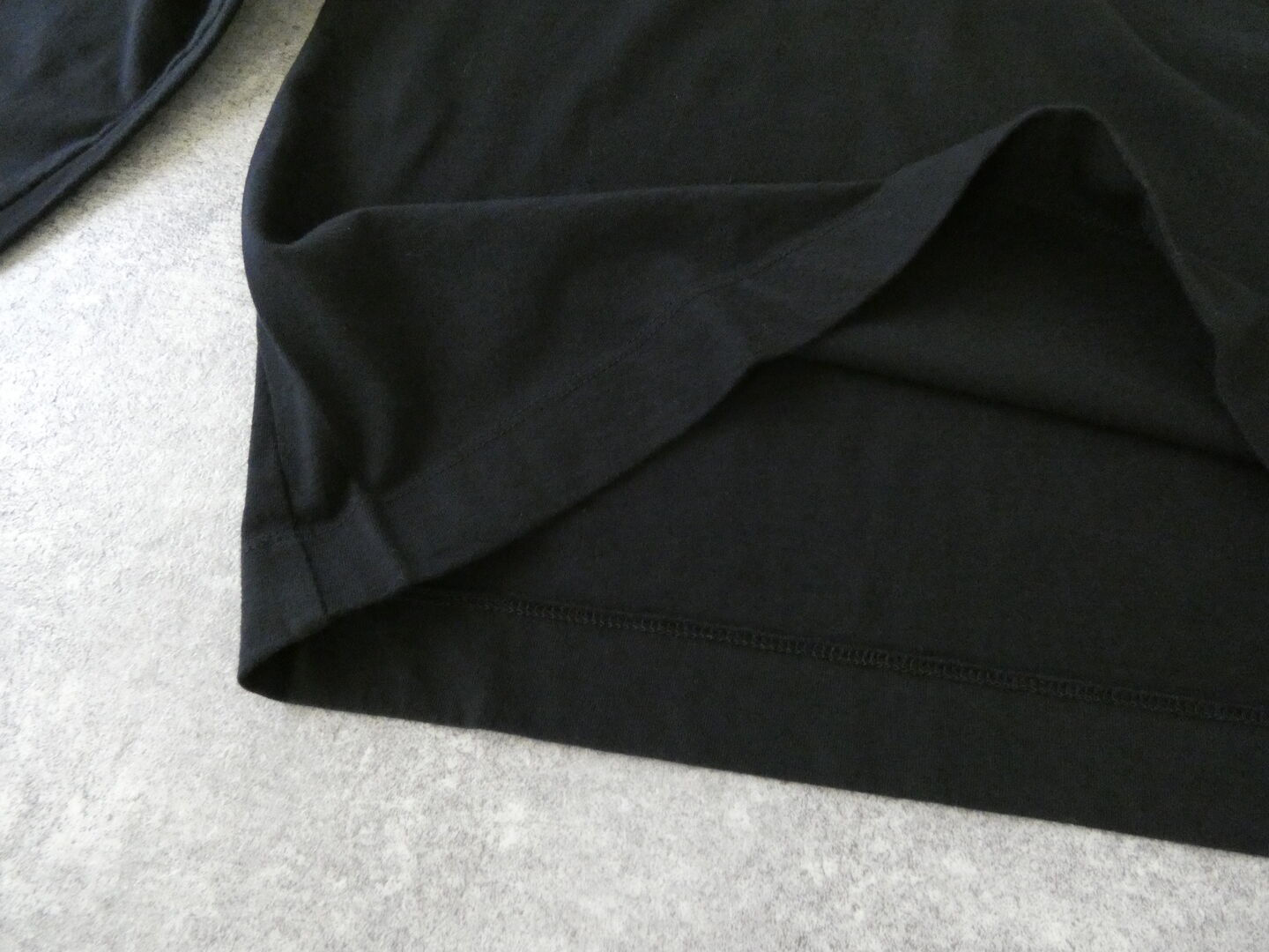 homspun(ホームスパン) 天竺長袖Tシャツ(5)ブラックの商品画像25