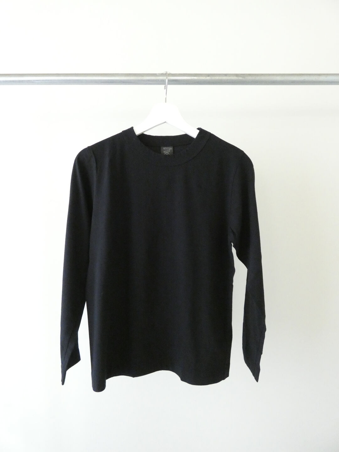 homspun(ホームスパン) 天竺長袖Tシャツ(5)ブラックの商品画像8