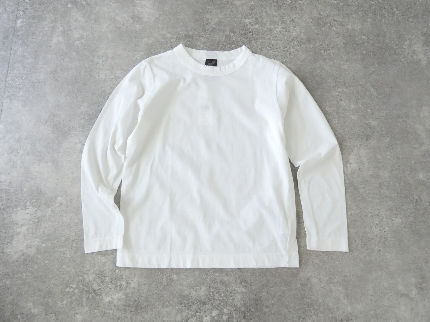 homspun(ホームスパン) 天竺長袖Tシャツ　(1)サラシの商品画像2