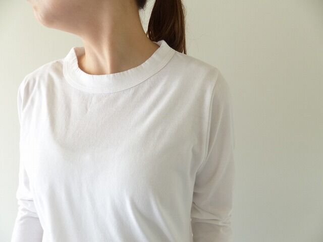 homspun(ホームスパン) 天竺長袖Tシャツ　(1)サラシの商品画像3