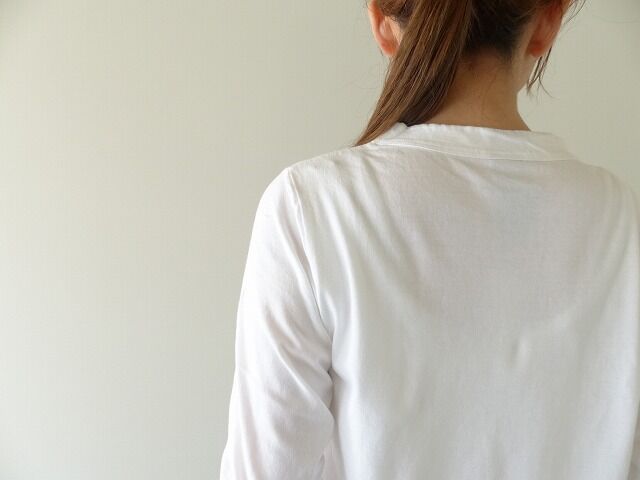 homspun(ホームスパン) 天竺長袖Tシャツ　(1)サラシの商品画像4