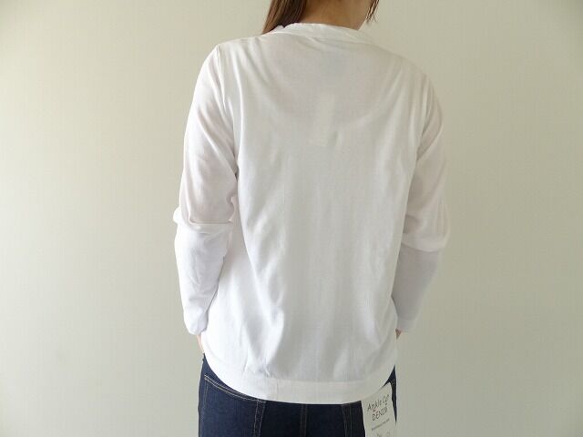 homspun(ホームスパン) 天竺長袖Tシャツ　(1)サラシの商品画像6