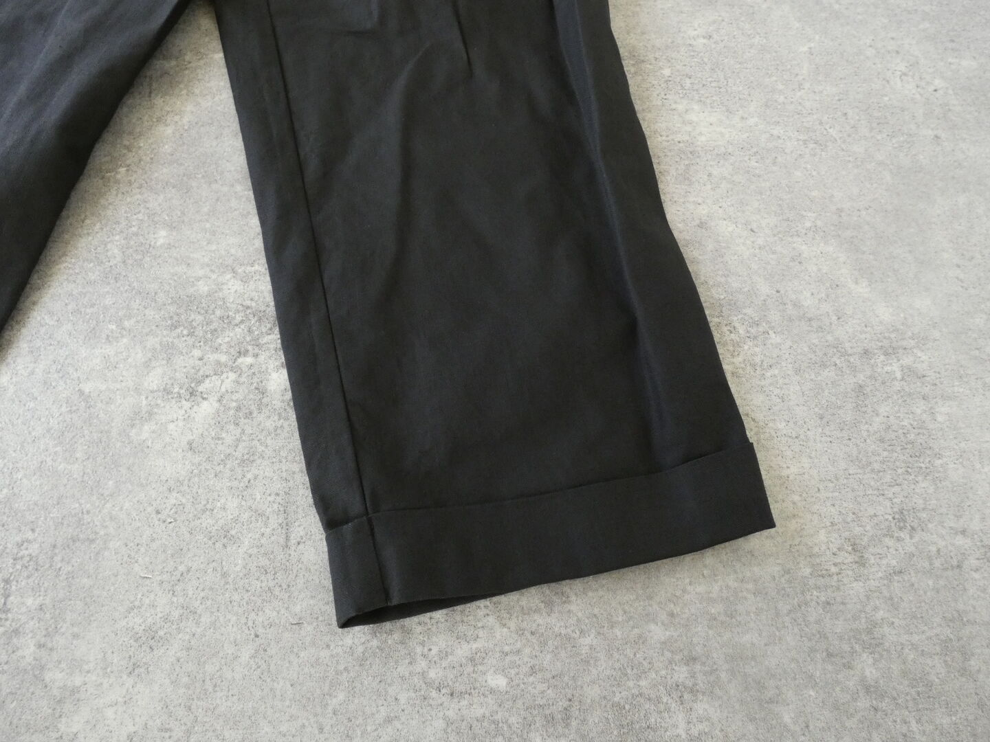 ina(イナ) 綿麻ムラ糸サージウエストゴムダブルパンツの商品画像35