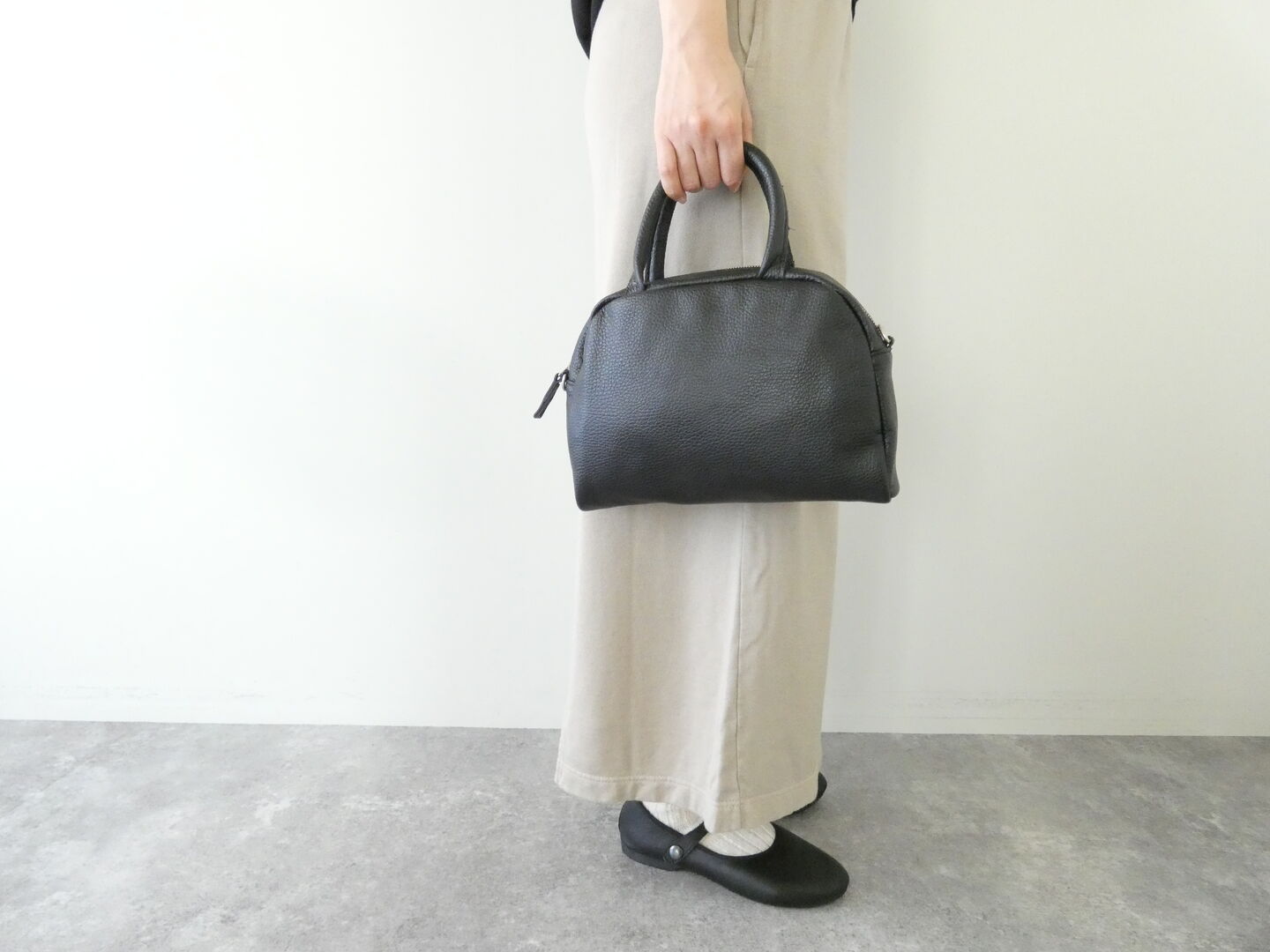 joe&him(ジョーアンドヒム) シュリンクレザー　3wayフラットボストンの商品画像5