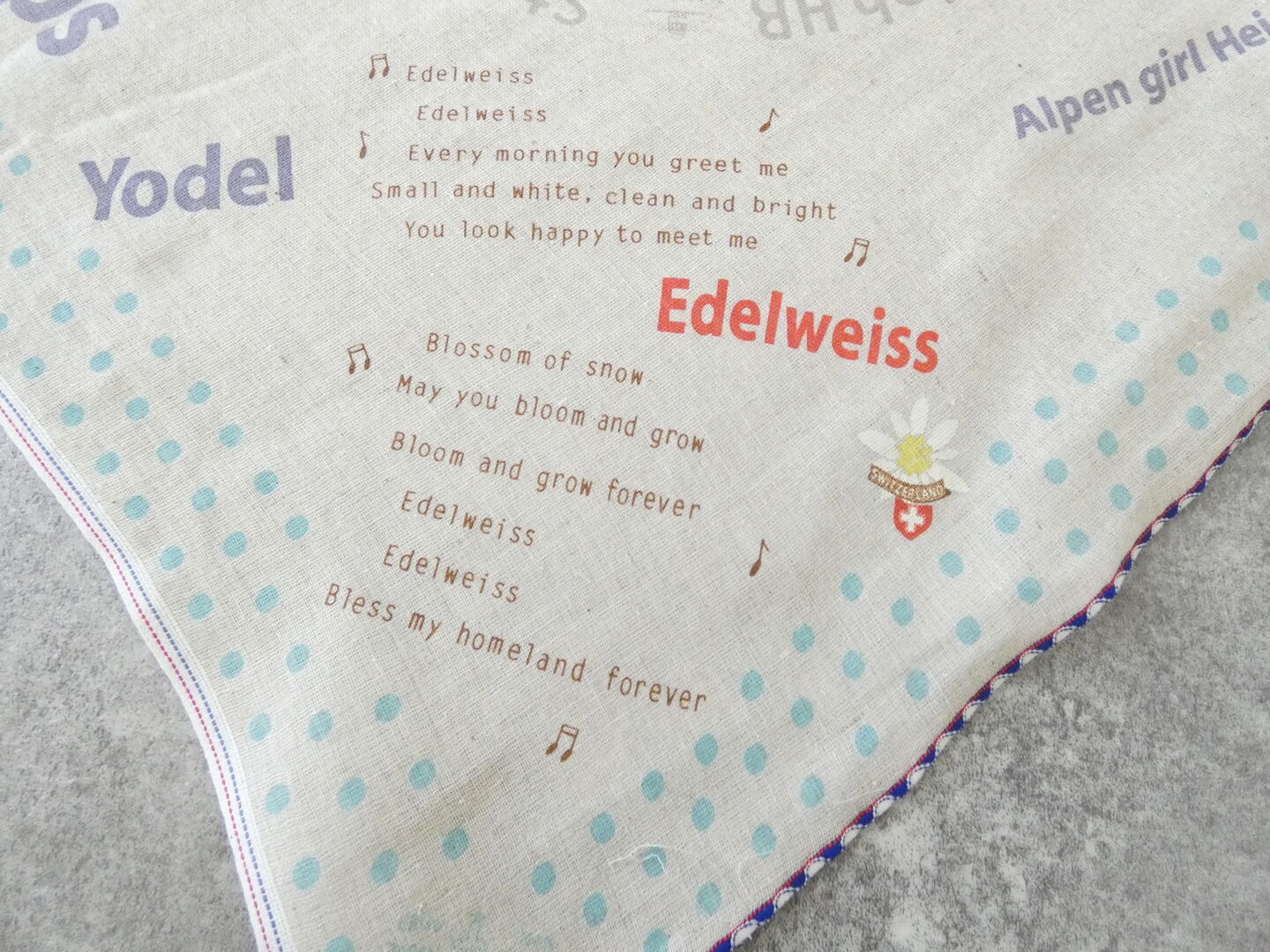 快晴堂(かいせいどう) バンダナ/スイス・モチーフ柄の商品画像23