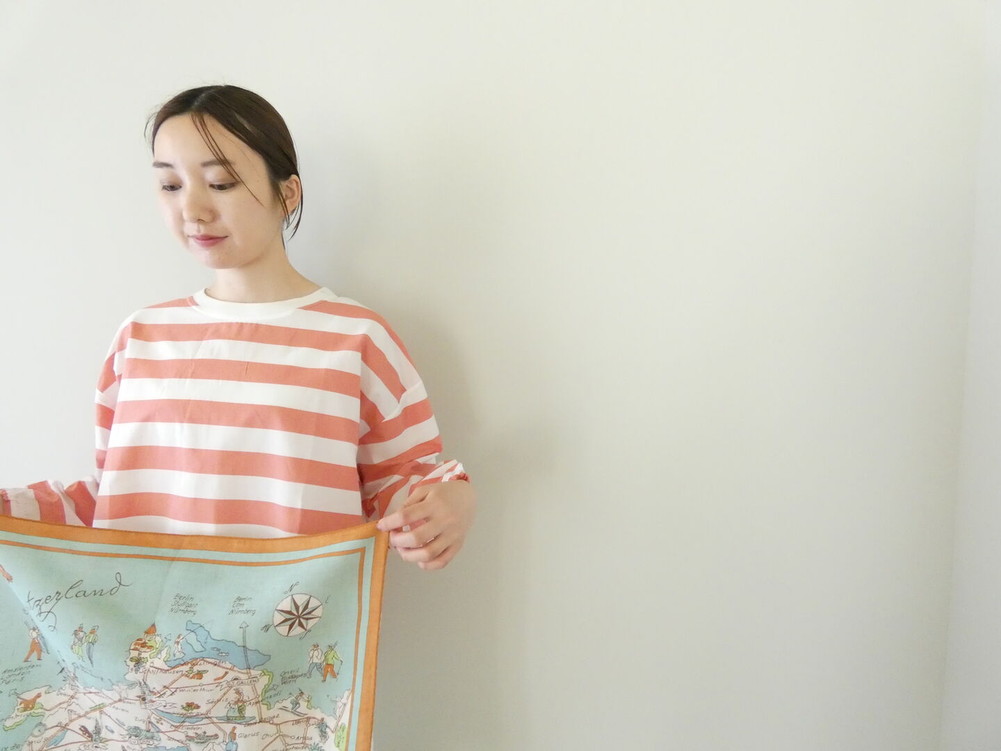 快晴堂(かいせいどう) バンダナ/スイス・Map柄の商品画像6