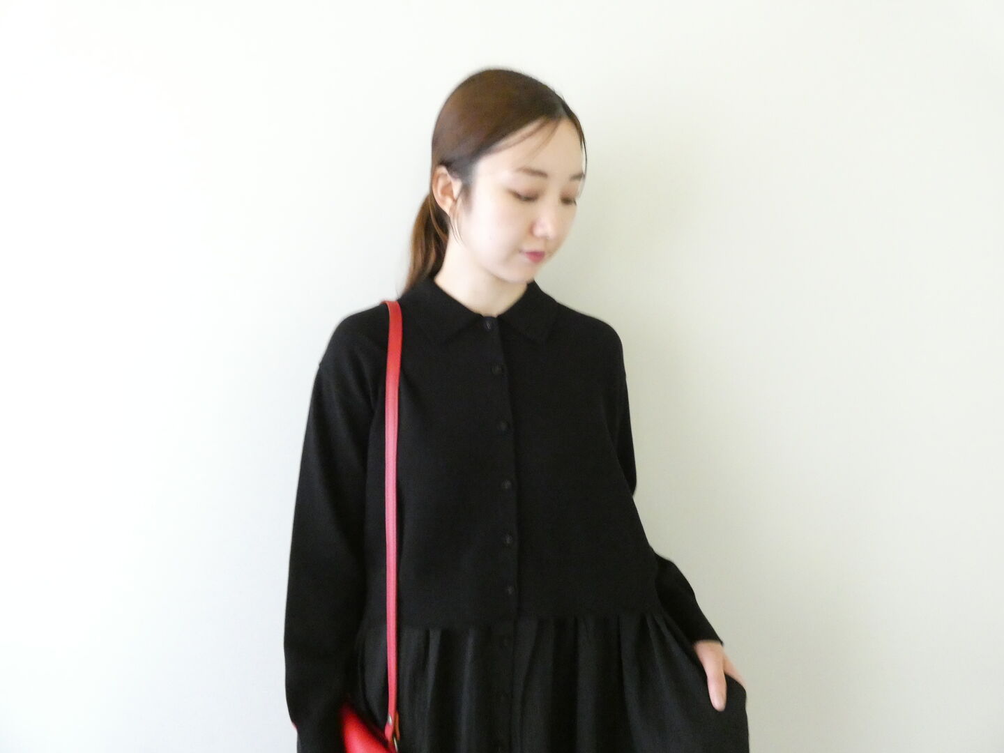 mao made(マオメイド) 衿付カーディガンひらひらスカートロングカーディガンの商品画像2