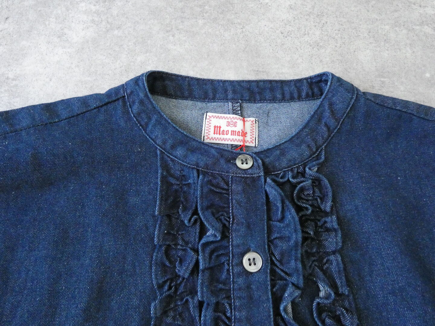mao made(マオメイド) T/Cデニムシリーズ ふりふりフリルカバーオールの商品画像23