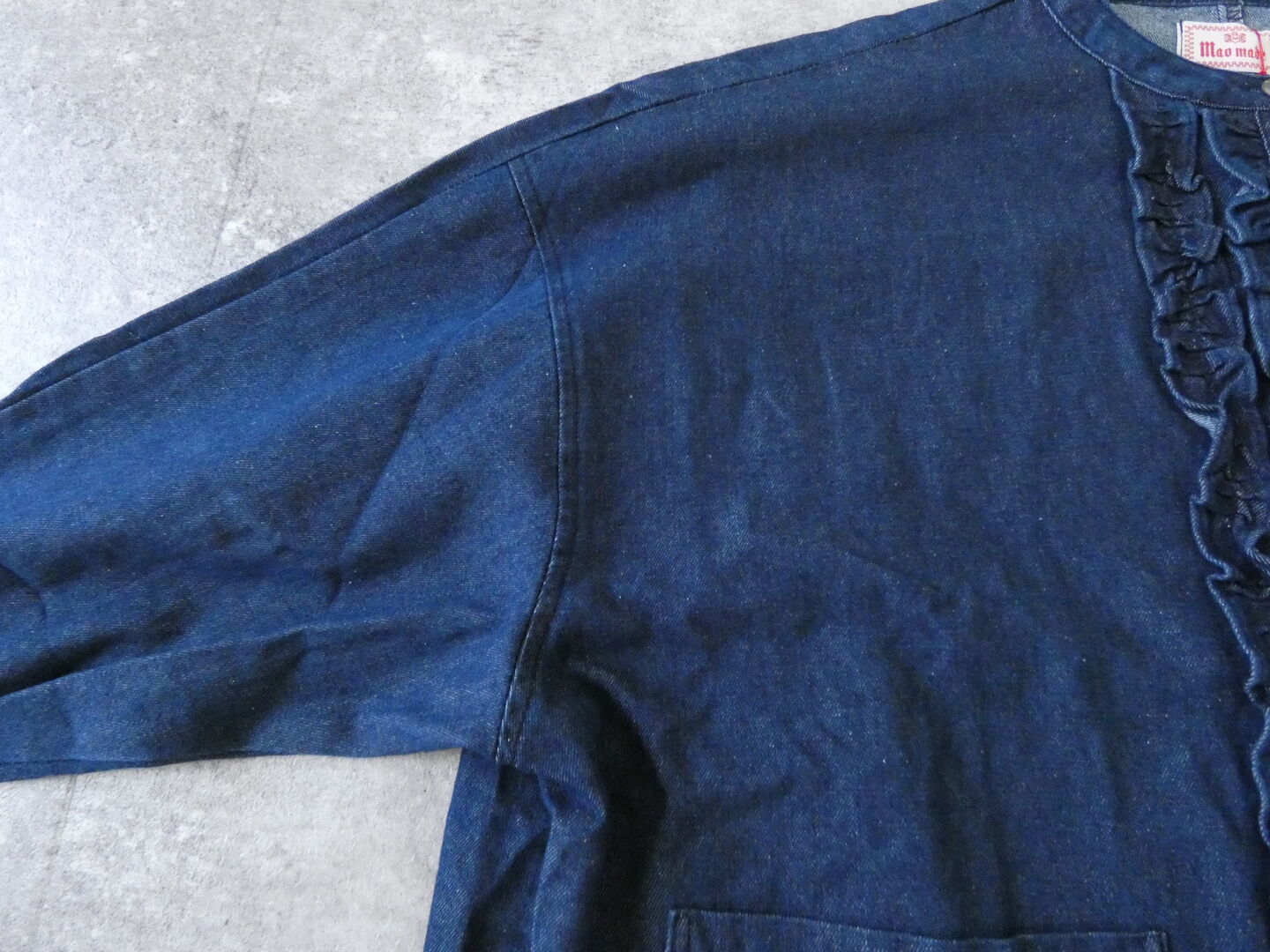 mao made(マオメイド) T/Cデニムシリーズ ふりふりフリルカバーオールの商品画像24