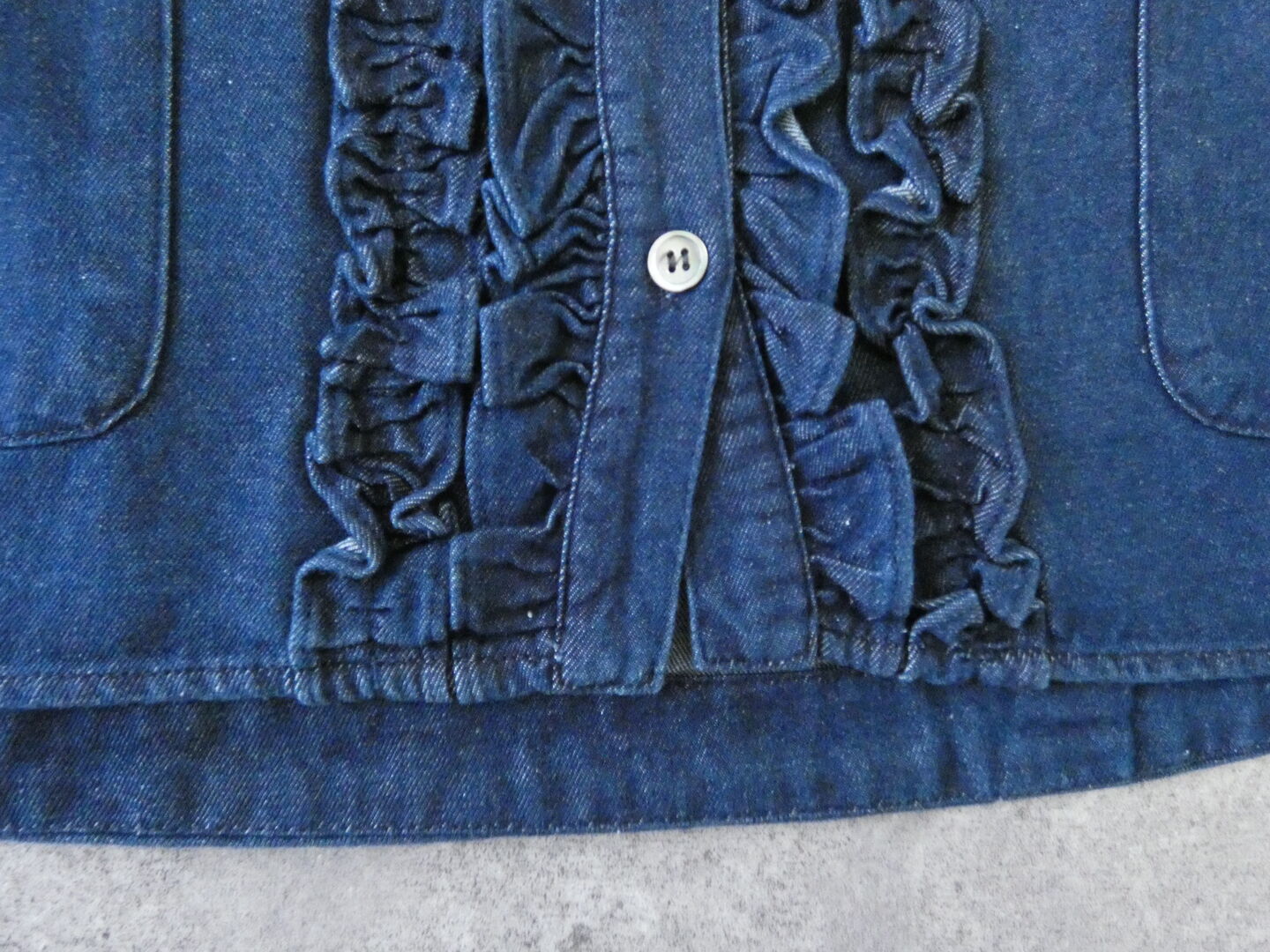 mao made(マオメイド) T/Cデニムシリーズ ふりふりフリルカバーオールの商品画像26