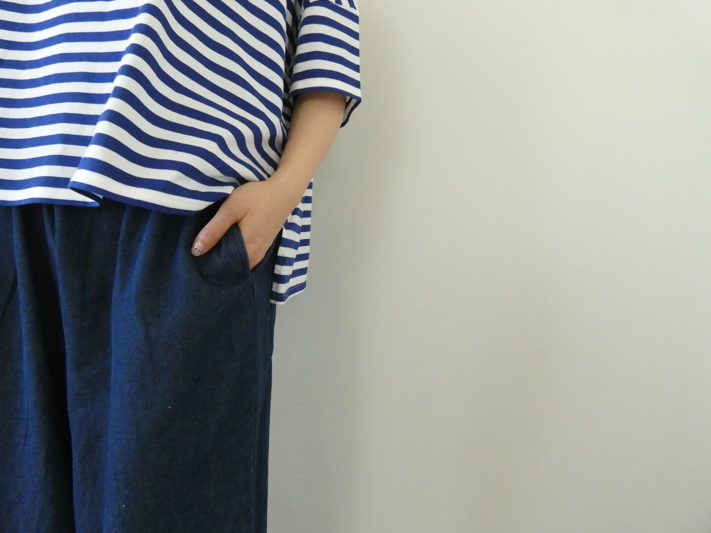 mao made(マオメイド) T/Cデニム　裾サイドタックバルーンパンツの商品画像21