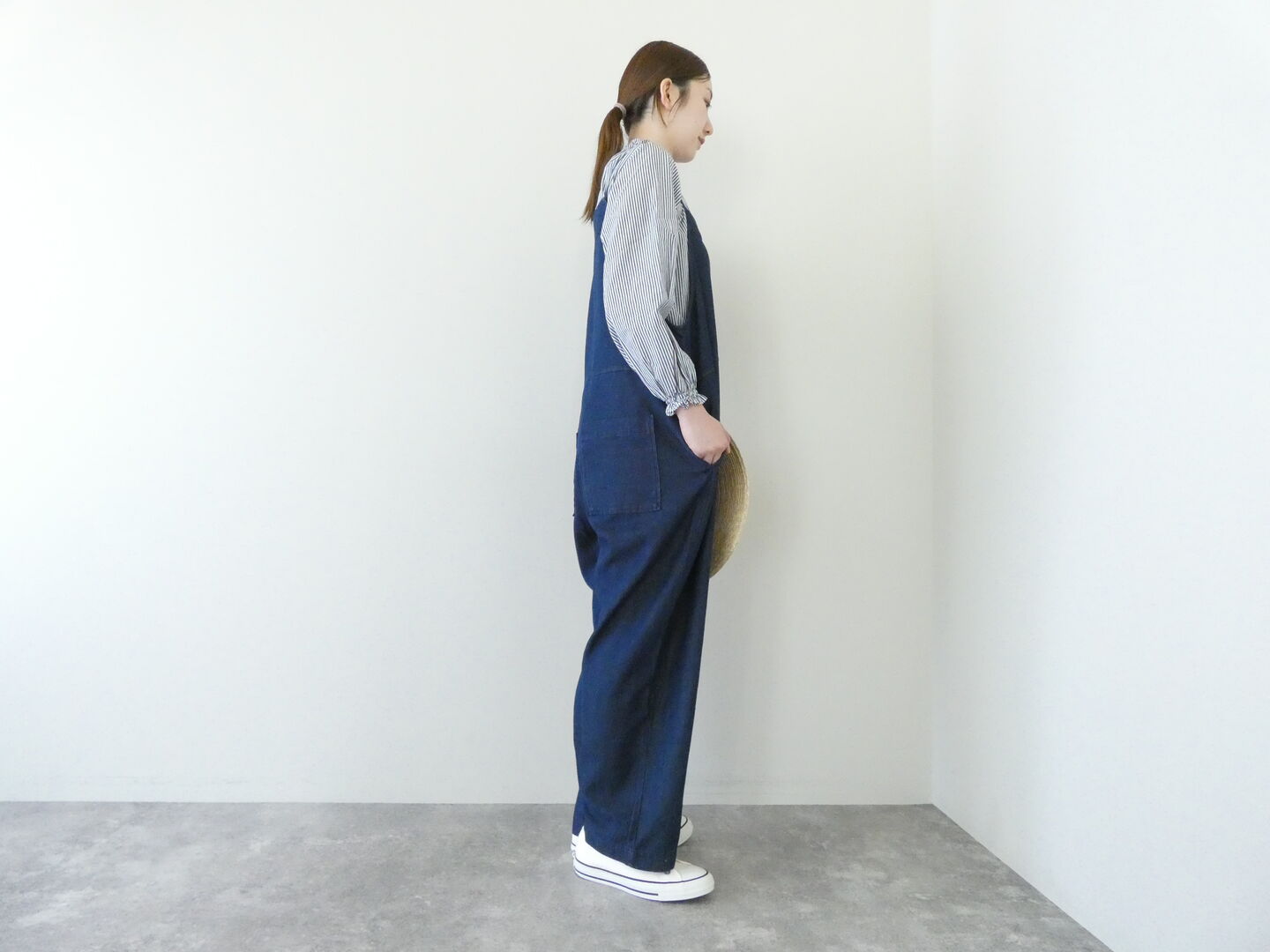 mao made(マオメイド) T/Cデニム　オトナに似合うサロペットの商品画像2