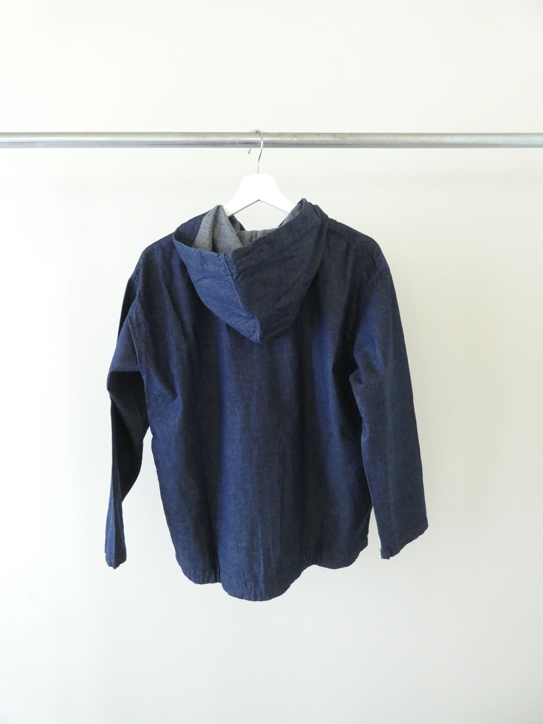 MidiUmi(ミディウミ) denim hooded shirt　フーディッドシャツの商品画像11