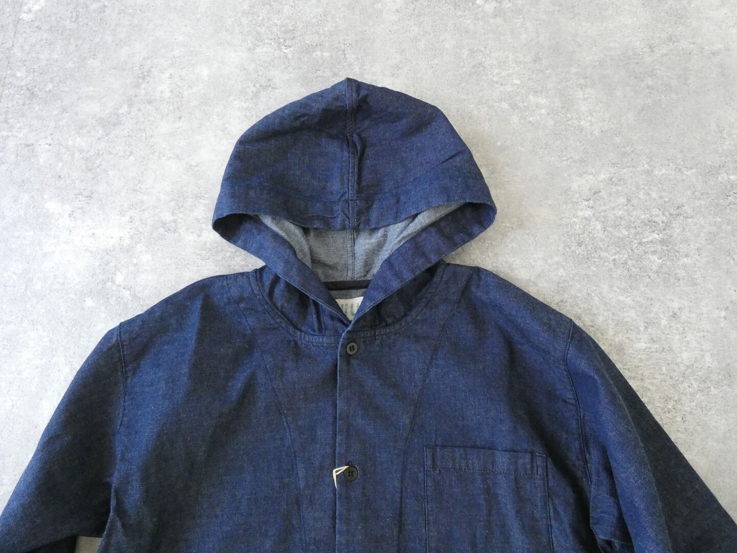 MidiUmi(ミディウミ) denim hooded shirt　フーディッドシャツの商品画像21